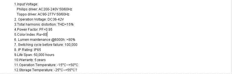 40w high lumen led tri-proof light for steam room 1200mm