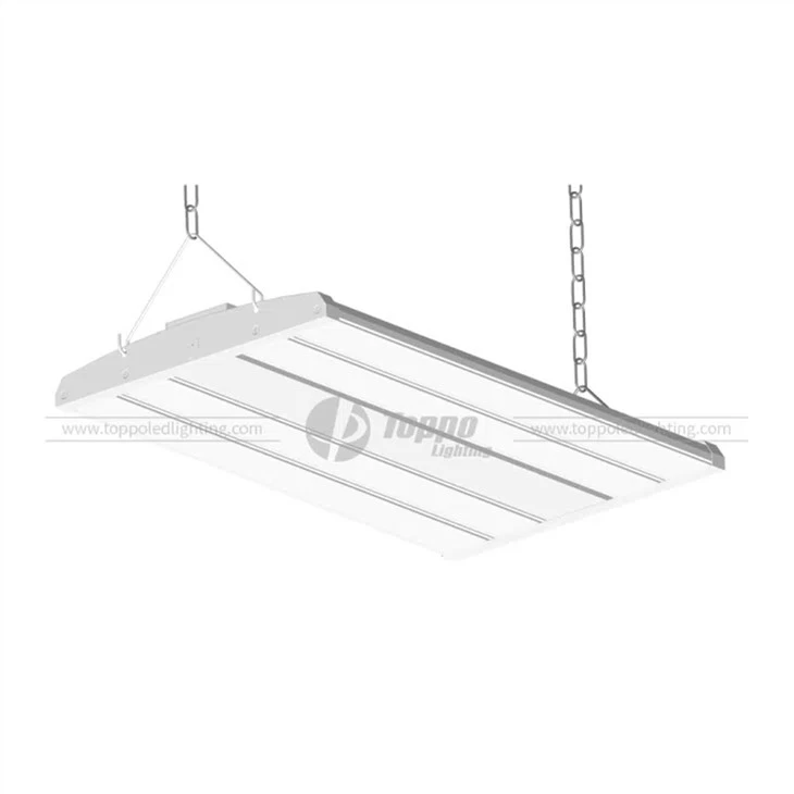 UL Rod Mount LED Linear High Bay Steel Case como dissipador de calor 5 anos de garantia